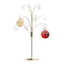 HOHIYA Ornament Tree Display Stand Holder Hanger 20 Inch Wire Hook Hanging Metal for Christmas Swarovski Crystal Glass Decorations Gift Gold