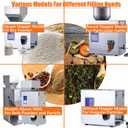Powder Filling Machine, Particle Filling Machine, Automatic Powder Particle Dispenser For Flour Glitter (Powder Filler 1-100G)