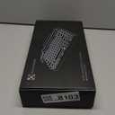 Retro Typewriter Wireless Mechanical Gaming Keyboard, Bluetooth 5.0 Office Computer Vintage Keyboards 83-Key Blue Switches Punk Round Keycap, LED Backlight, Compatible with PC/Laptop/Pad/Phone, Wood