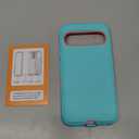 I-HONVA for Google Pixel 10 Pro XL Case Shockproof Dust/Drop Proof 3-Layer Full Body Protection [Without Screen Protector] Rugged Heavy Duty Cover Case for Google Pixel 10 Pro XL,Teal/Pink