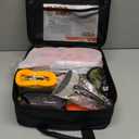 Vetoos Car Roadside Emergency Kit with Jumper Cables, Auto Vehicle Safety Road Side Assistance Kits, Winter Car Kit Essentials for Women and Men, with Car Repair Tool Set, Folding Survival Shovel