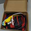 Maiteenly 3 Pcs Halloween Ace Detective Costume Accessories Simulation Parrot Striped Pants and Belt for Holidays Cosplay (L)