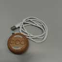 Babelio White Noise Sound Machine for Adults Kids Baby, Mini, 15 Non-looping Sounds, Timer, Memory Function, Easy to Pocket and Travel Wood Grain