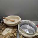 4 Quart Programmable Slow Cooker with Flexible Easy Programming, 8-in-1 Claypot Multi Cooker, Removable Crock, Nonstick, Oven Safe Pot to 450F, Oatmeal