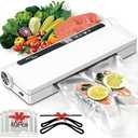 40 Vacuum Bags+3 Sealing Strips Food Saver Vacuum Sealer Machine ABS Material for homeuse