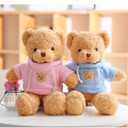 YUKOUQIAN Teddy Bear Stuffed Animal Cute Plush Doll SoftToy 36" Gift for Girls Boys Birthdays Christmas Children's Day Halloween Thanksgiving Day (Blue Bear 36in)