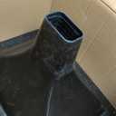 Sosation 12 PCS Under Deck Drainage System Downspout Black PE Under Deck Rain Shield Downspouts Use for 12"&16" Joist Spacing