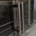 Gourmia French Door Air Fryer  25 Qt Large Capacity Convection Oven, Fryfroce 360, Digital Display with 17 Cooking Presets, Bake, Toast, Roast, Dehydrate, Fits 12 Pizza (Stainless Steel)