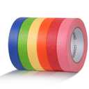 COSIMIXO 6-Pack Colored Masking Tape 0.94 Inch x 60yds of Colorful Craft Tape  Vibrant Rainbow Color Teacher Tape, Great for Art, Lab, Labeling & Classroom Decorations (Yellow, Green, Blue, Orange, Pink, Red)