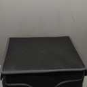 DocSafe Fireproof Document Box with Lock, File Storage Organizer with Mesh Pockets, Collapsible Portable File Box Home Office Safe Filing Cabinet with Handle for Hanging Letter/Legal Folder, Black (1 pack)