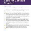 Latin for Children, Primer B (Latin Edition)