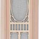 1:12 Mini Dollhouse Furniture Model, Doll House Screen Door Birch for DIY Dollhouse Doors