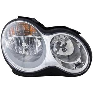Azoeparts Headlight Head Light Lamp for Mercedes Benz W203 C240 C280 C320 C350 2001-2007 (Right Passenger Side)