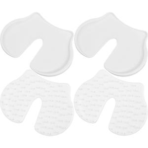 4Pcs Shot Helper Pain Blocker Device, Reusable Shot Assist Pads, Kids Shot Blocker Easy to Clean, Shot Helper Pain Blocker Device for Immunization Injection (White)