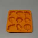 Pumpkin Molds Silicone Thanksgiving Fall Mold Maple Leaf Molds Halloween Pumpkin Ice Candy Mold Autumn Leaves Chocolate Cake Pan Baking Tray Mould for Thanksgiving Halloween Cake Cupcake Decor