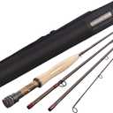 Aventik Fly Fishing Rods Z European Master Design Wild Trout Perfect Cast IM12 Nano 9' LW5, LW6, LW7, LW8 All in 4 Pieces Ultra Fast Action Quality Carbon Rod Tube Super Light