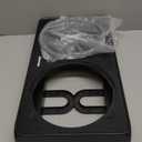 Jovrun Elevated Dog Bowls for Medium Large Size Dogs, Non-Slip Dog Feeder with 1*Stainless Steel Dishes & 1*Slow Feeder Bowl, 5 Heights Adjustable Raised Bowls to 3.15-8.66-9.84-11.02-12.2 (Black)