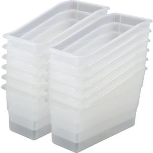 Really Good Stuff Durable Book and Binder Holders - 12 Pack (Clear)