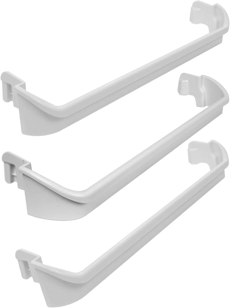240534901 x2 & 240534701 x1 Refrigerator shelf retainer bar parts Compatible with frigidaire Door Shelf Rack Bar Rail, Replaces AP3214631 PS734936 AP3214630 PS734935 AH734935 EA734935