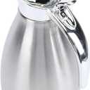 Thermal Carafe Stainless Steel Double Walled Vacuum Insulated Coffee Pot with Lid, 1.5L Large Capacity, European Design, Multipurpose Insulated Coffee Maker