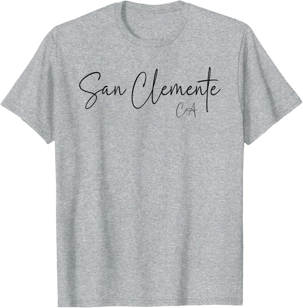 San Clemente California CA Retro T-Shirt, Size L