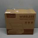 Vinyl Record Player with 2 Stereo Speakers Belt-Driven Vintage Turntables 3 Speed 3 Size Wireless Bluetooth Playback AUX-in RCA Out Headphone LP Vinyl Players Auto Stop Frosted Blue