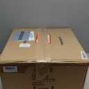 17" Semi Flush Mount Ceiling Light Fixture, 3-Light Gold Light Fixture, Close to Ceiling Light Fixture with White Fabric Lampshade and Gloden Iron Mesh Cage for Dining Room Living Room Bedroom