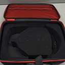 Comecase Hard Carrying Case for Meta Quest 3S/ 3/ for Oculus Quest 2 Official Original/Elite Strap VR Headset and Controller Accessories,Portable Travel Storage Bag for Home, Outdoor - Red Zipper Missing parts