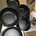 Astercook 21 Pcs Pots and Pans Set Non Stick, Ceramic Cookware Set Detachable Handle, RV Kitchen Cooking Set Removable Handles, Oven Safe, Induction Ready, Stackable, Black, Fathers Day Gift for Men
