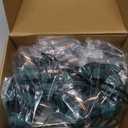 C9 LED Christmas Pathway Lights, 38 Feet Outdoor String Lights with 25 LED Bulbs and Marker Stakes, Waterproof Connectable Christmas Walkway Markers Light for Outside Driveway Yard Garden Patio Lawn