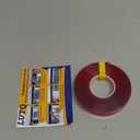 26 Ft Curtain Rod Tape - Smooth and Silent Curtain Rod Sliding Accessories for Drapery Curtain Rings - Hard Surface - Wide - Make Curtains Slide Easier