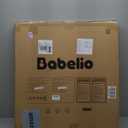 Babelio Baby Gate for Stairs, Kitchen & Doorways, 26-43" W 28" H No Bottom Bar| Easy Installation| One-Handed Operation| Auto-Close| Hardware Mount (Drill Needed) Safety Dog/Pet Gate Indoor (White)