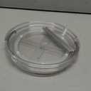 LAMU 2 Tier Lazy Susan Turntable Organizer 9.25'' Rotating Spice Rack Organization for Cabinet, Kitchen, Pantry, Countertop, Bathroom, Vanity, Medicine Cabinet Organizer, Clear