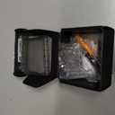 IPS Ready Upgraded eXtremeRate Clear Black Custom Replacement Housing Shell for Gameboy Advance SP GBA SP Compatible with Both IPS & Standard LCD Console & Screen NOT Included