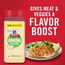 McCormick Onion Powder, Non GMO, Made with Fresh, Whole Onions, For Bringing Consistent Onion Flavor to Favorite Foods While Cooking 7.62 oz (Pack of 6)