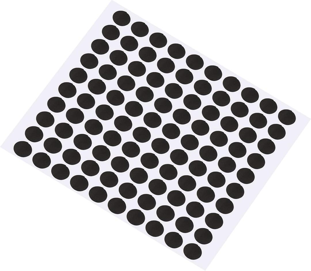 2 x PATIKIL Pool Table Marker Dots, 1 Sheet/100Pcs Billiard Snooker Point Stickers Ball Position Locator for Billiards Practice, Black