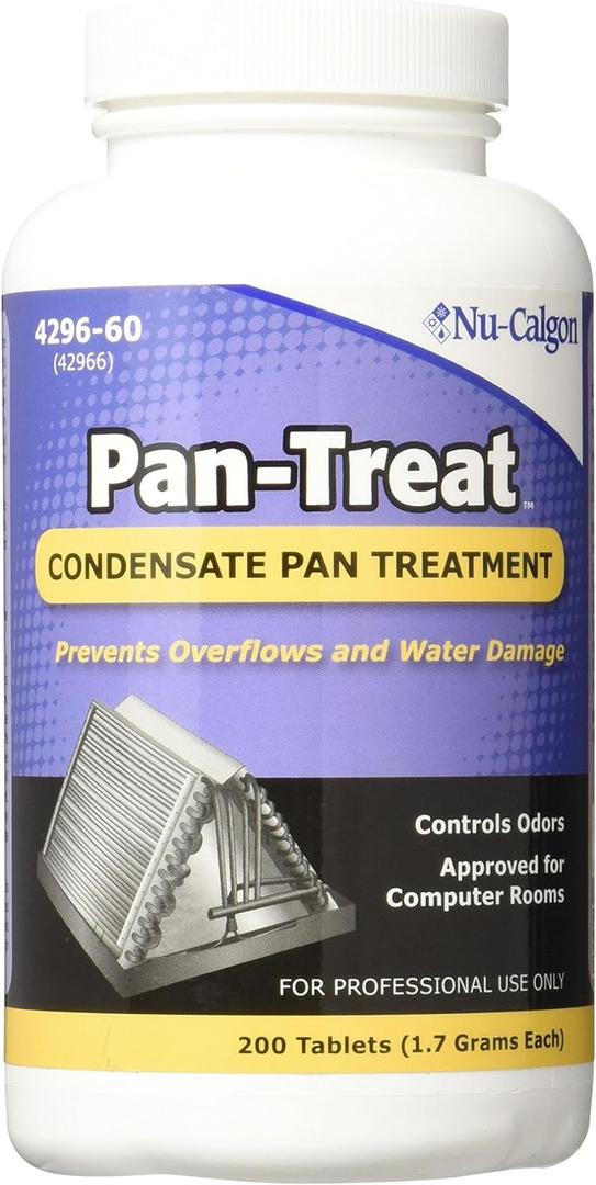 Nu-Calgon 4296-60 Pan-Treat Scum 200 Tablets (Single Unit), Best By 12/2024