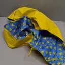 Dog Raincoat Reversible, Single Side Slicker Poncho Adjustable Waterproof Dog Rain Jacket with Leash Hole/Reflective Stripe Hooded Snowproof Windproof Clothes for Small to 3X-Large Dogs, XL (Yellow)