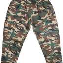 Muscle Alive Men's Baggy Sweatpants Athletic Gym Pants Bodybuilding Fitness Sports Trousers Loose Fit Joggers with Pockets (X-Large, Camouflage)