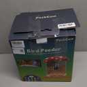 Smart Bird Feeder with Camera 2K Live Real-Time Alert AI Identify with 32G Card DIY Attachments Camera Bird Feeder Solar Powered Wireless Outdoor Birdwatching Gift for Birds Lover, Red