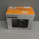 30W X 2 Powered Bookshelf Speakers - 3.5-RCA Input for Turntable, TV, PC, Record Player Speakers with 4 Inch Woofer & Wall Mounted (Black)