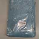 PrinceDeco 100% Blackout Linen Textured Curtains for Bedroom Teal Blue Blackout Curtains for Living Room Energy Saving Window Treatment Curtains with White Liner Vertical Blinds,52" Wide, 84" Length