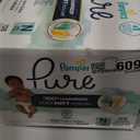 Pampers Pure Protection Baby Diapers, Size 0 (10 lbs ), 128 Count, Up to 100% Leakproof, Premium Plant-based Skin Protection, Hypoallergenic Soft Diapers (Newborn)