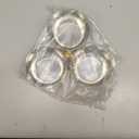 Elegance Golden Vine Hammered Triple Bowl, Silver/Gold