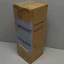 Fenmzee Bedside Table Lamp for Bedroom - 3 Way Dimmable Touch Lamp USB C Charging Ports and AC Outlet, Small Lamp Wood Base Round Flaxen Fabric Shade for Living Room, Desk, LED Bulb Included