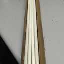 Shimeyao 10 Pack 36 Inch Acrylic Curtain Pull Wands Drapery Pull Rod White Versatile Fiberglass Blinds Wand Kits with Rings and Hooks for Opening Closing Curtains Homes Offices Window Opener