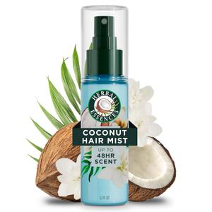 2 x Herbal Essences Hair Perfume for Women, Coconut Scent | Hair Mist Fragrance Spray, Frizz Control, 3.2 fl oz, for all Hair Types