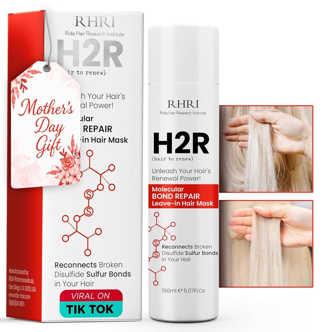 Hair Mask For Damaged Hair | Leave In Hair Mask | Molecular Bonding for Hair Growth, Thinning & Split Ends | Rapid Repair for Damage from Bleach, Chemicals & Heat | Frizz Control Hair Treatment