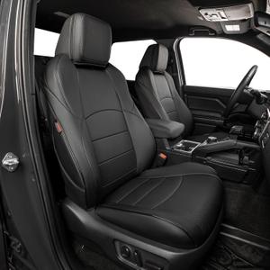 EKR 4runner Seat Covers Full Set 5 Seats 2025 2026,Car Seat Cover for Toyota 4 Runner,Leather Seat Covers for Cars SUV,Automotive Seat Covers,Car Seat Protector Cushion Waterproof(Black)