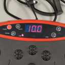 Vibration Plate Exercise Machine, Health & Fitness Full Body Vibration Platform, Portable Vibration Plate Platform for Weight Loss Home Fitness, Lymphatic Drainage, w/Resistance Bands+Remote (Red)